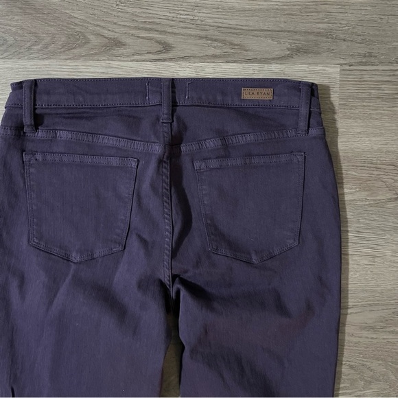 Lila Ryan Stitch Fix Womens Super Skinny Denim Jeans Size 28P Dark Purple - Picture 6 of 10